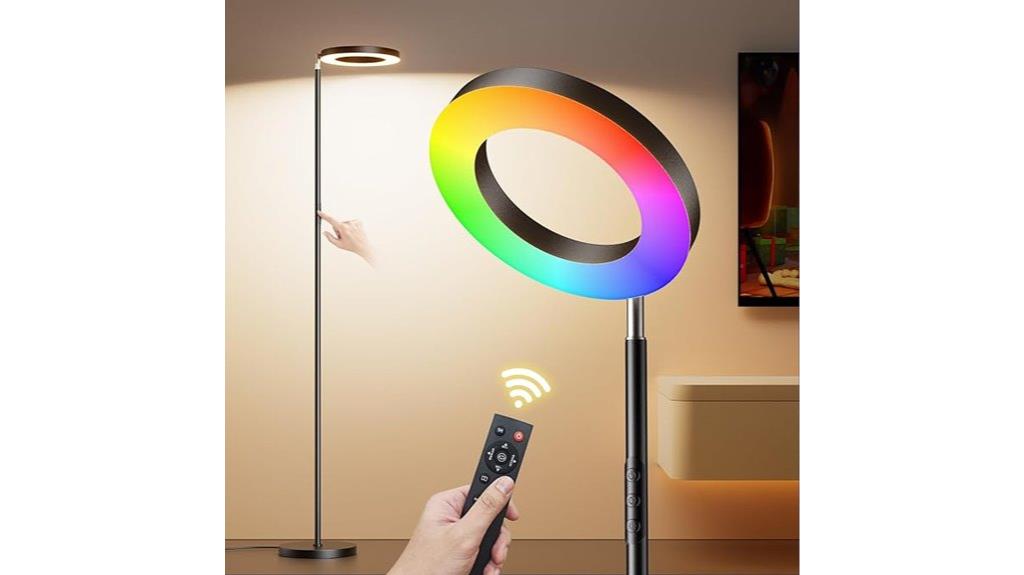 color changing led floor lamp