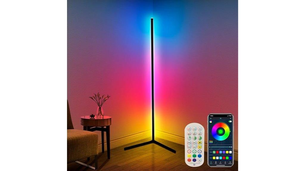 color changing led floor lamp