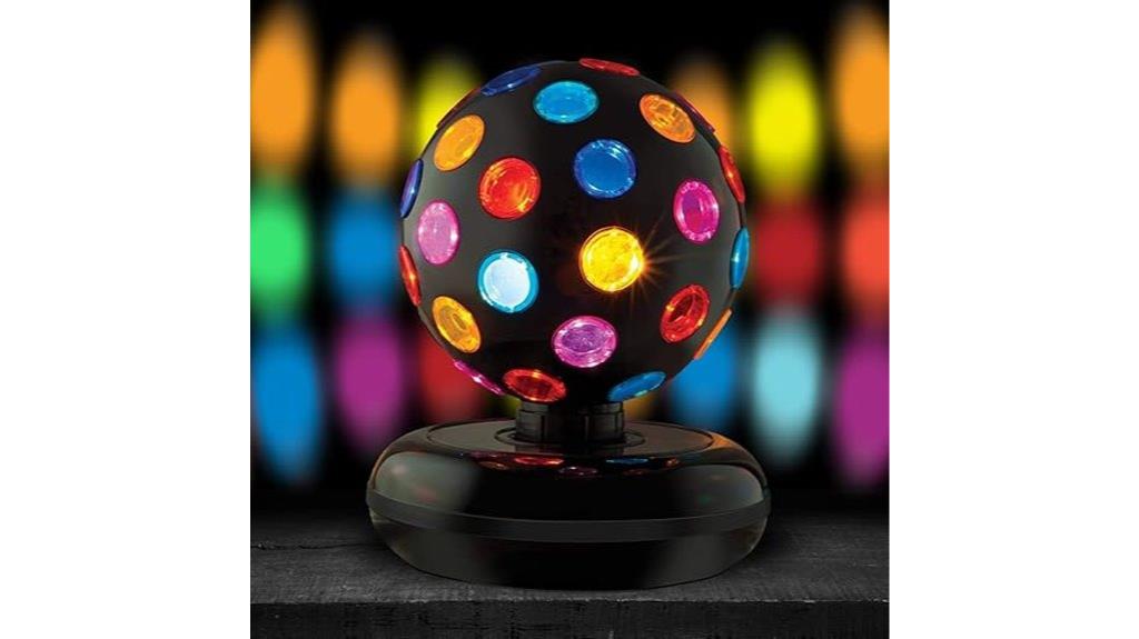 colorful neon led disco