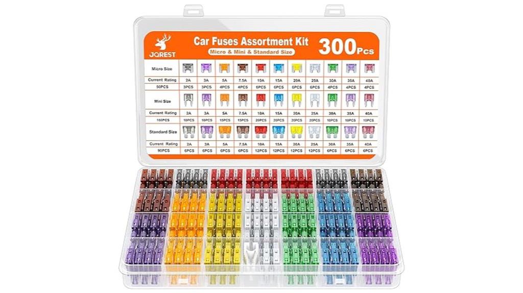 comprehensive car fuse kit
