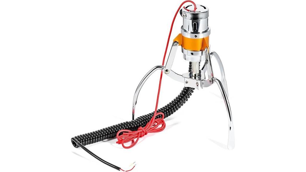crane claw with coil