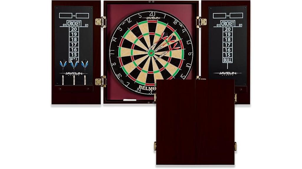 dartboard with cabinet set