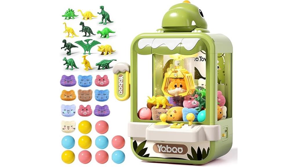 dinosaur plush toy claw machine