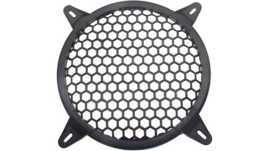 dual 8 inch speaker grilles