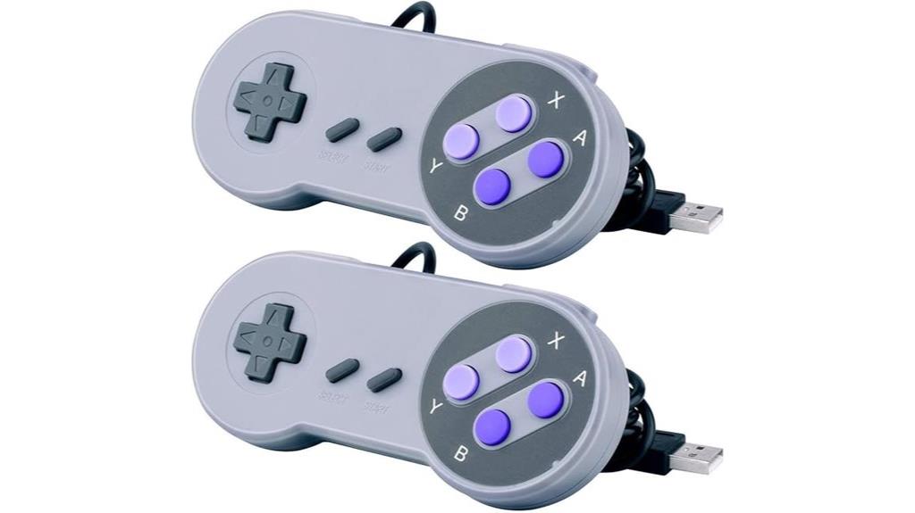dual usb snes controllers