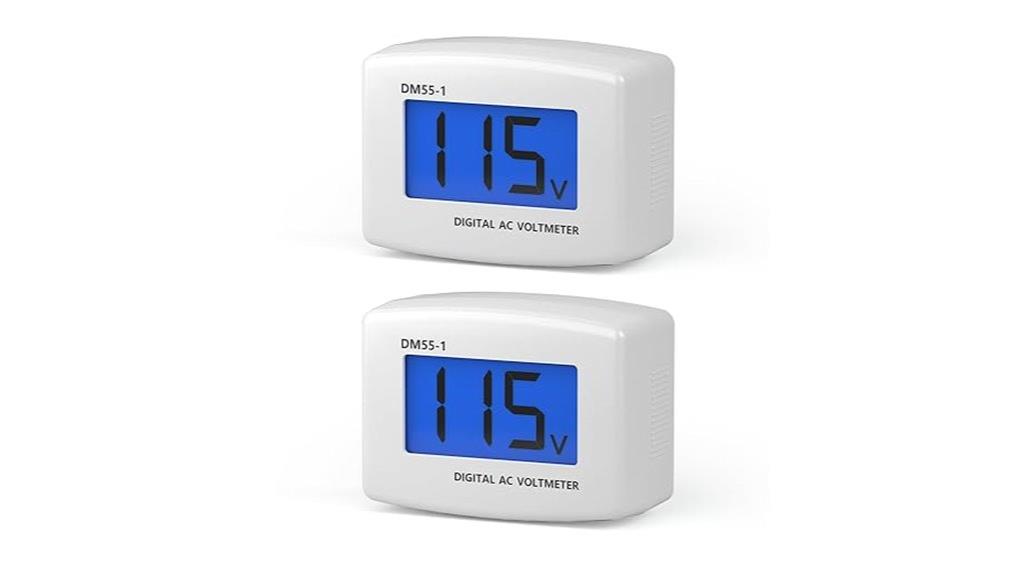 dual voltage lcd testers