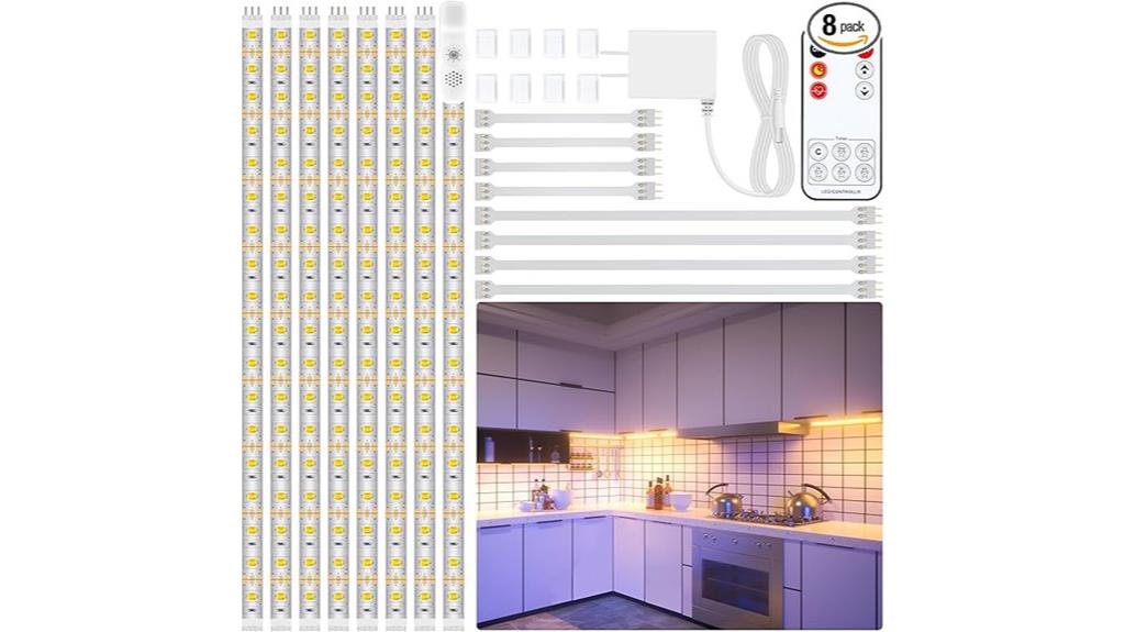 eight 20 inch led strips