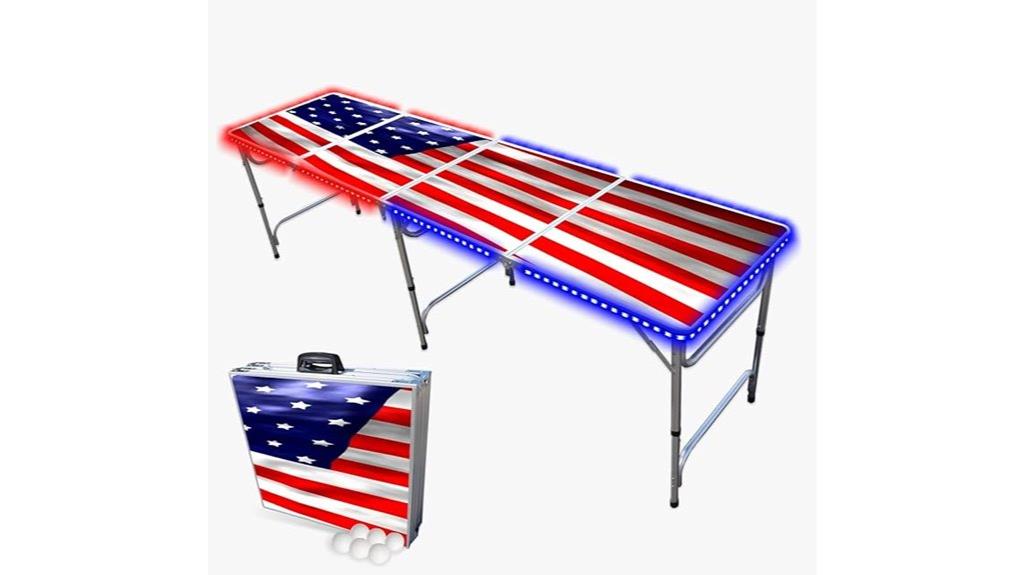 eight foot foldable ping pong