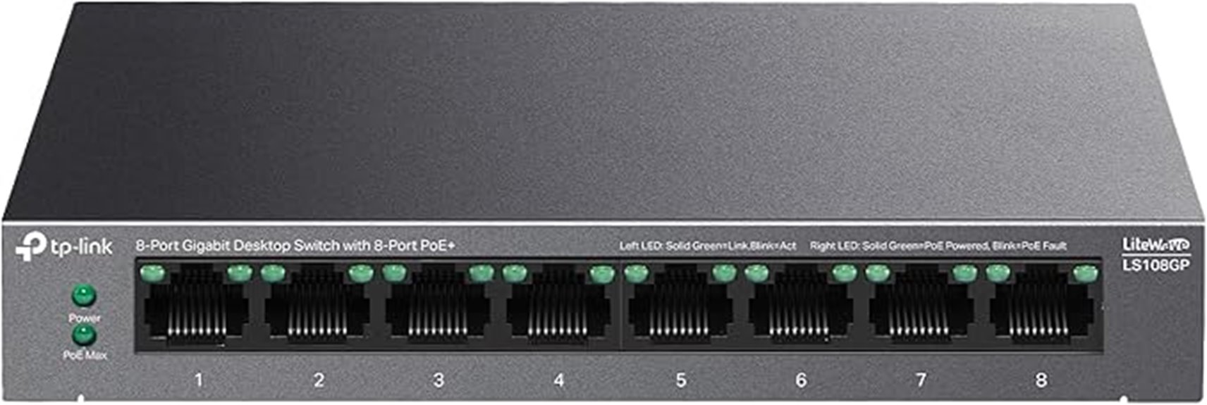 eight port poe switch