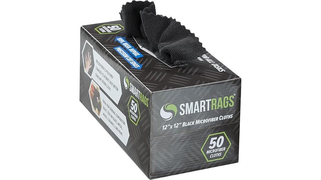 fifty microfiber cleaning cloths