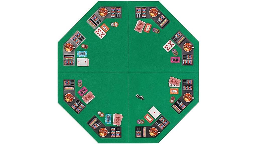 foldable 8 player poker table