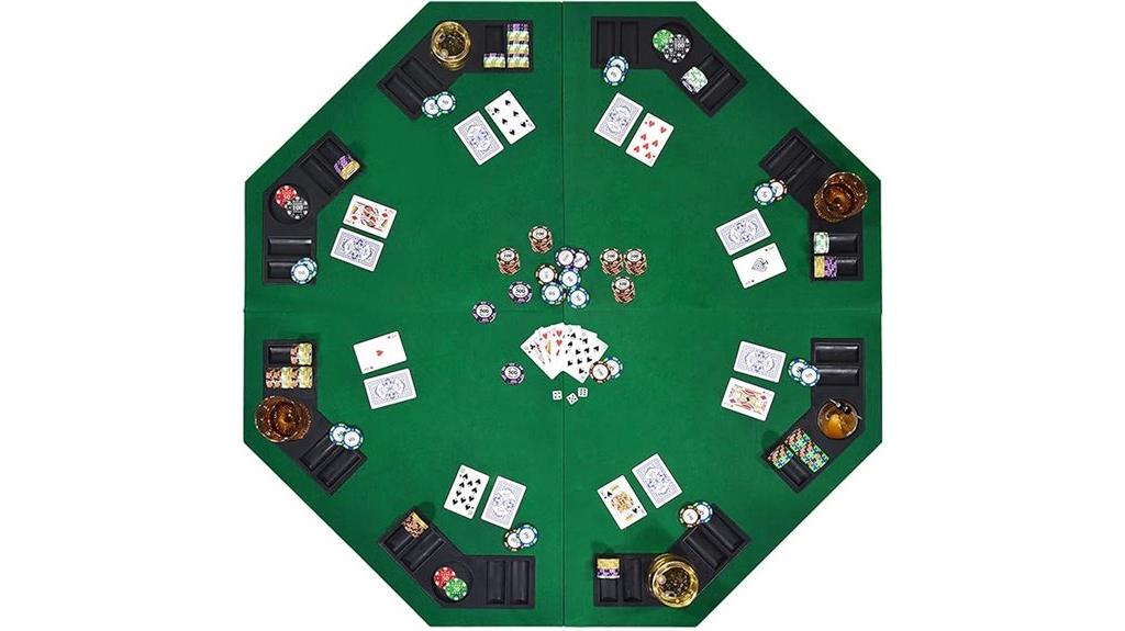 foldable 8 player poker table
