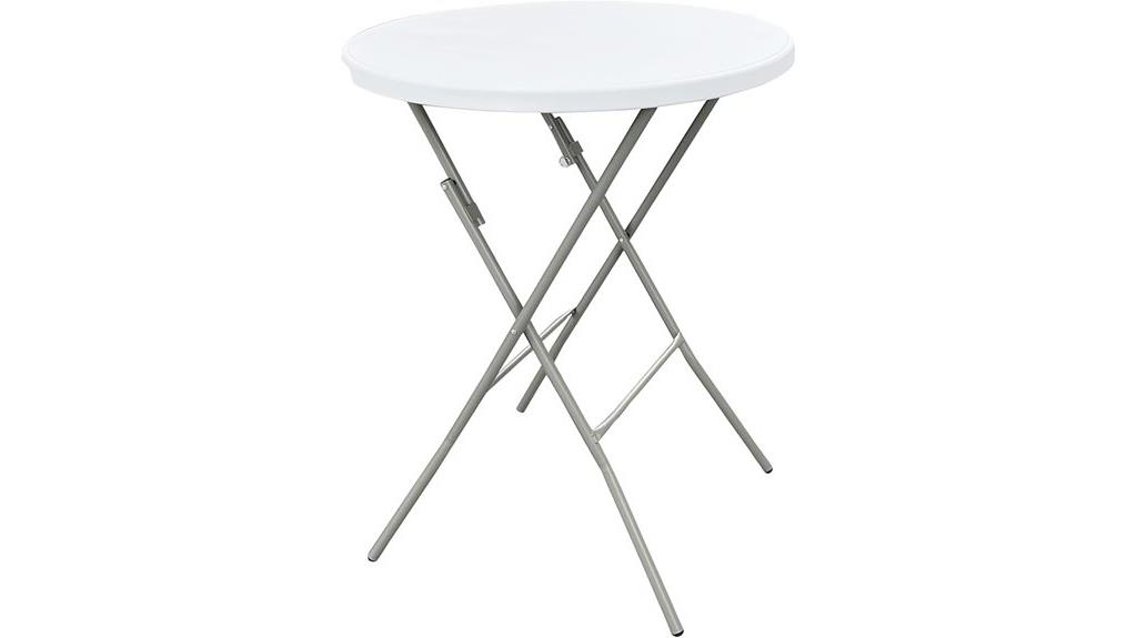 folding no assembly cocktail table