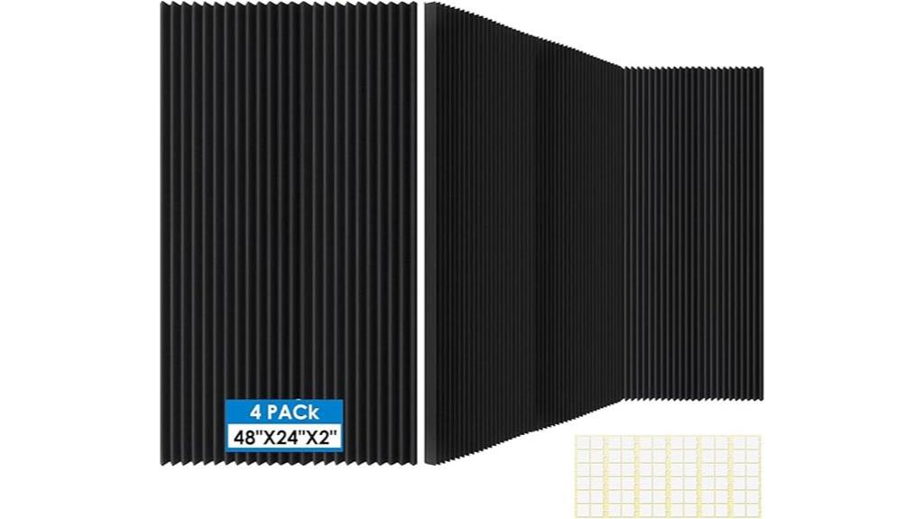 four pack soundproof panels