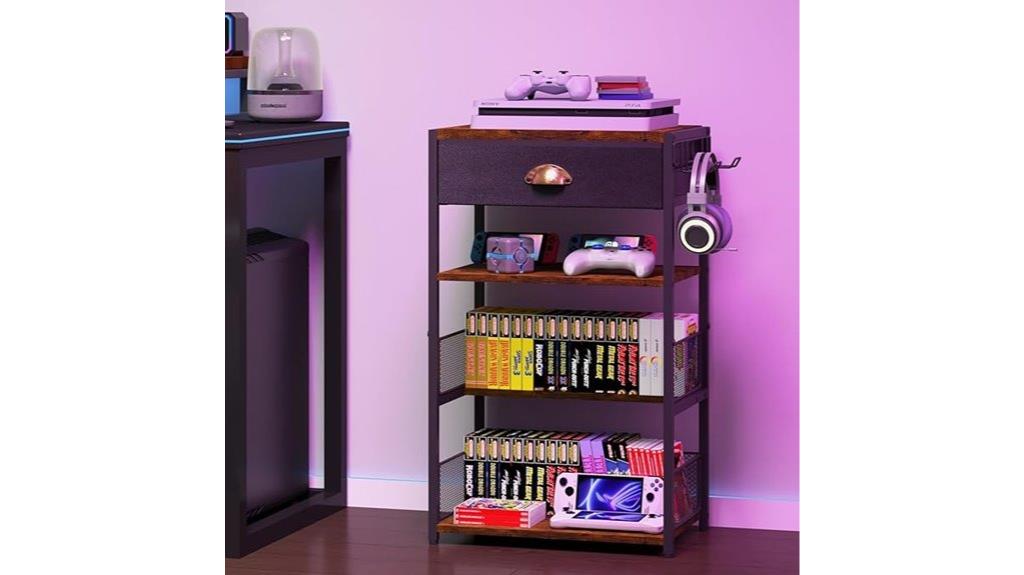 four tier av stand