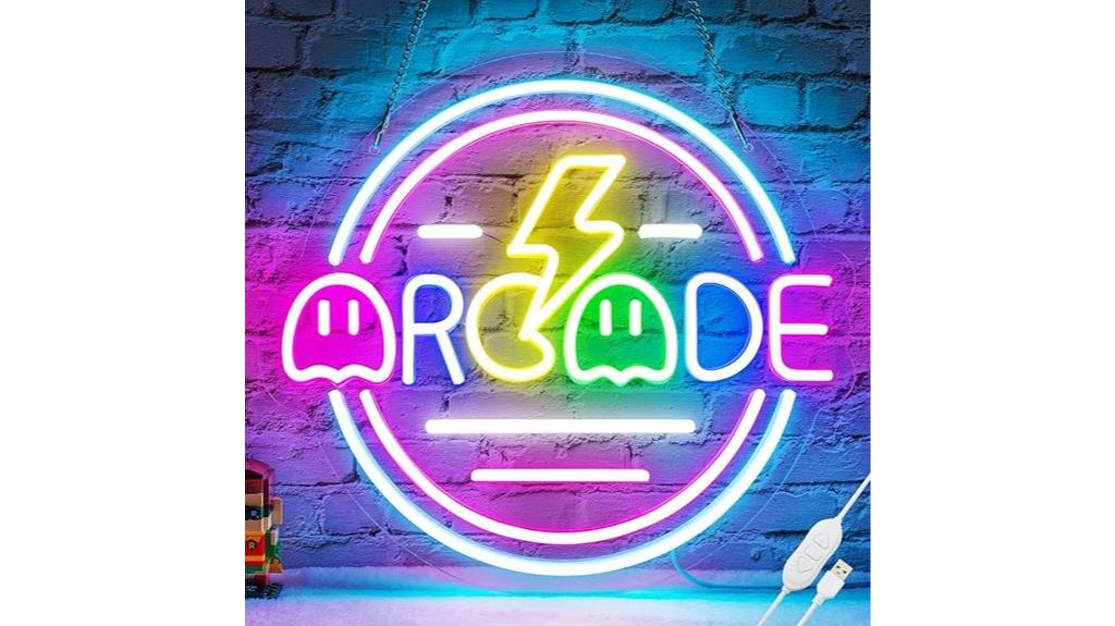 gamer room dimmable neon