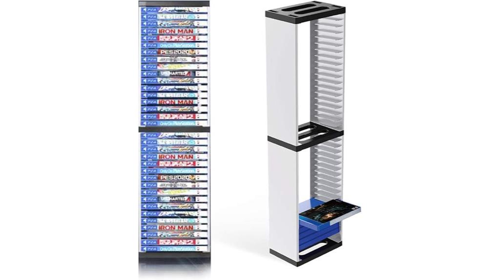 gaming console storage tower