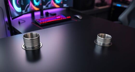 gaming desks with cup holders