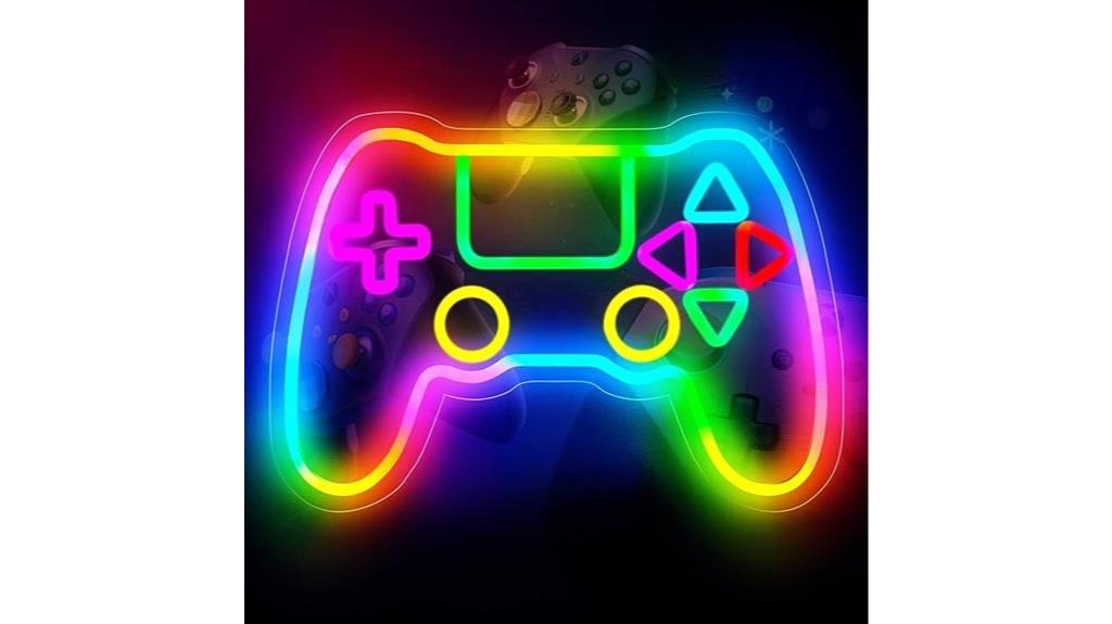 gaming neon sign decor