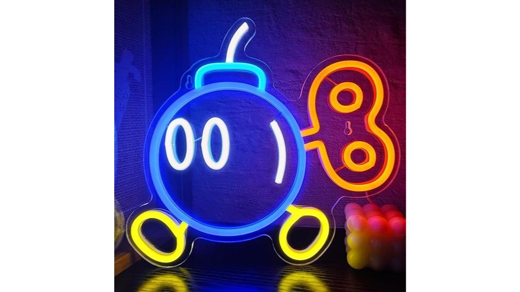 gaming room neon sign