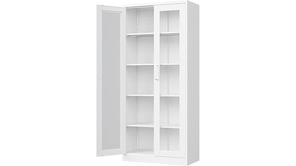 glass door display cabinet