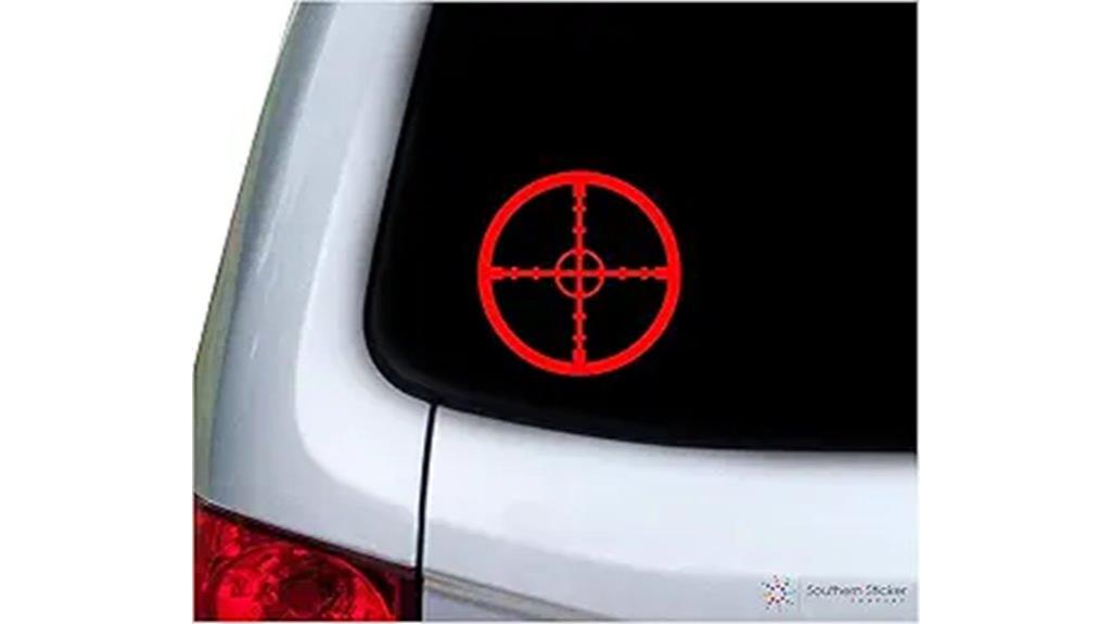 gun scope vinyl decal