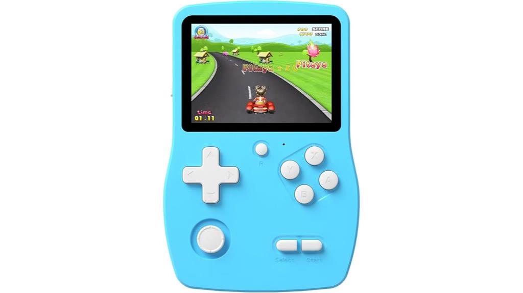 handheld console with games