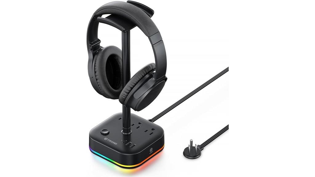 headphone stand with usb c