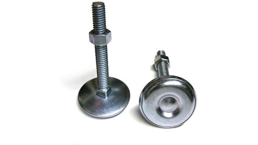 heavy duty silver leg levelers