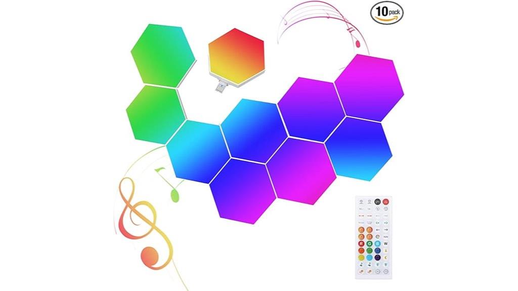 hexagon led wall panels
