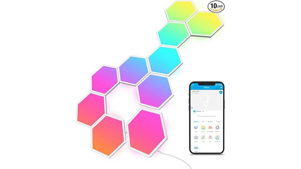 hexagon rgbic wall panels