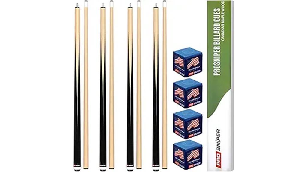 high quality pool stick set
