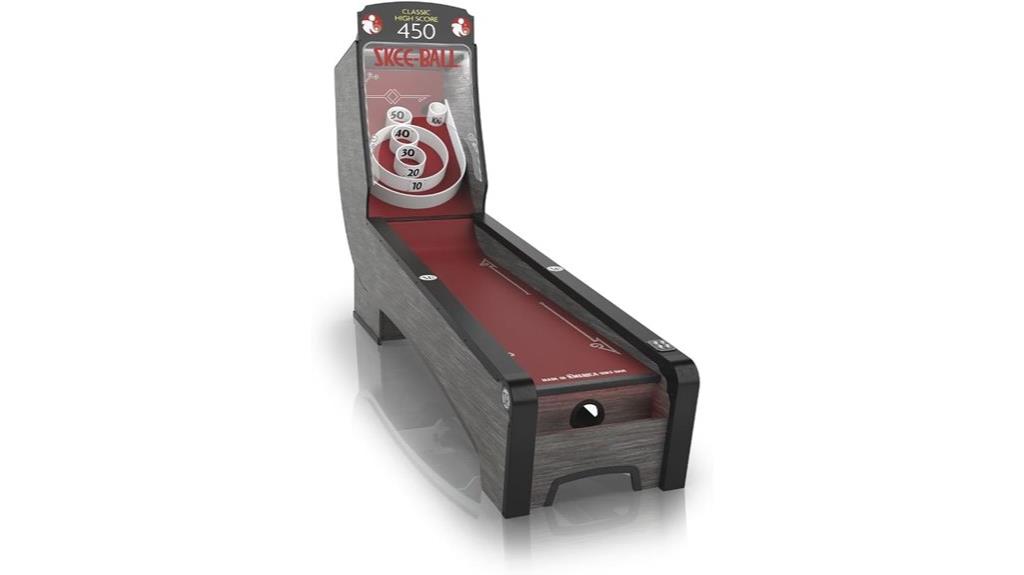 home skee ball arcade set
