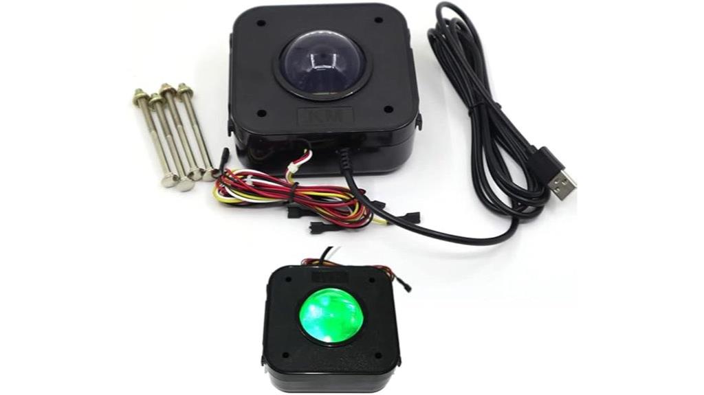 illuminated usb arcade mouse