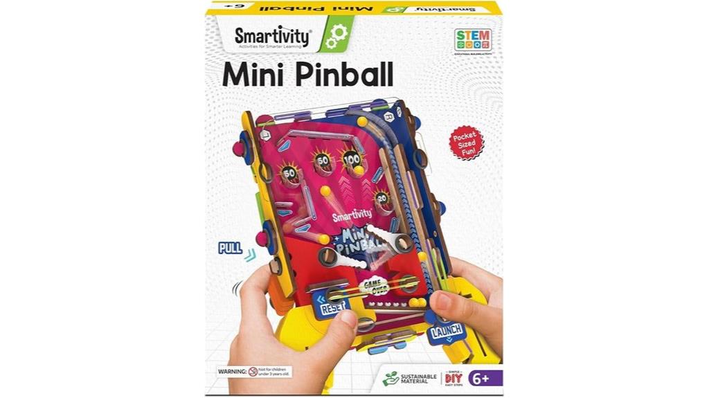 kids diy pinball set