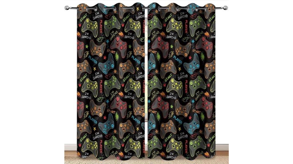 kids gaming curtain set
