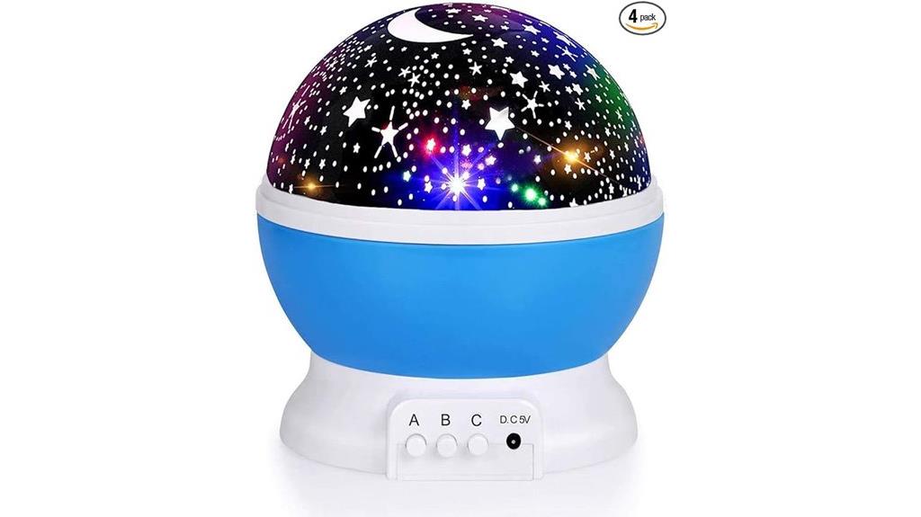 kids rotating star nightlight