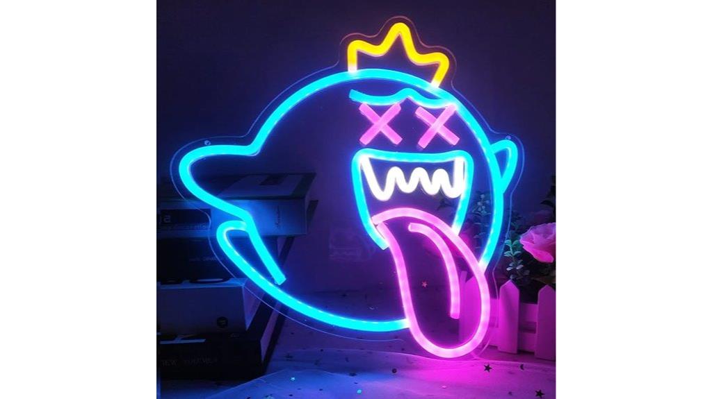 king boo neon sign