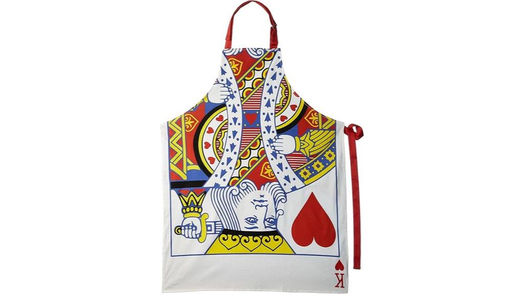 king playing card apron