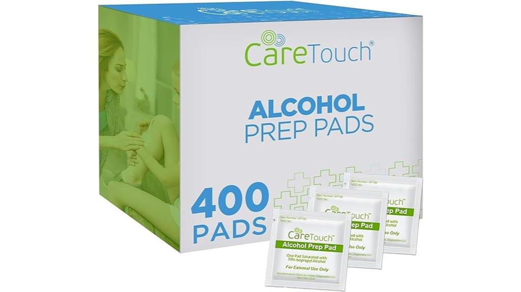 large box of alcohol wipes