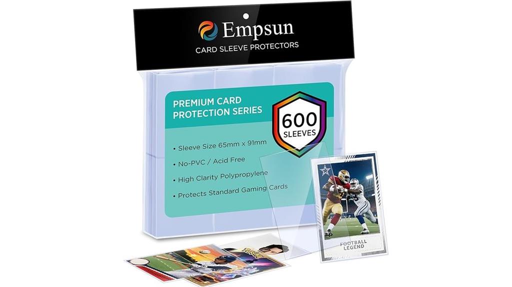 large pack of card sleeves