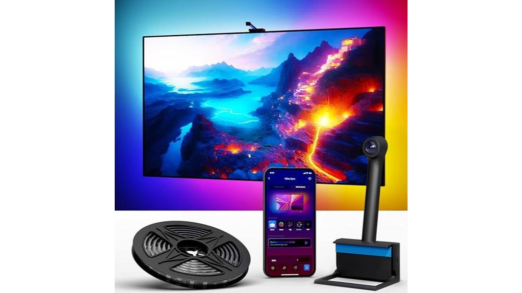 led backlight with camera