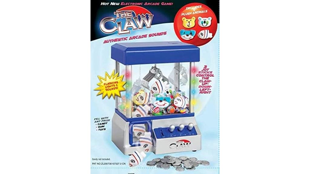 light up toy claw game