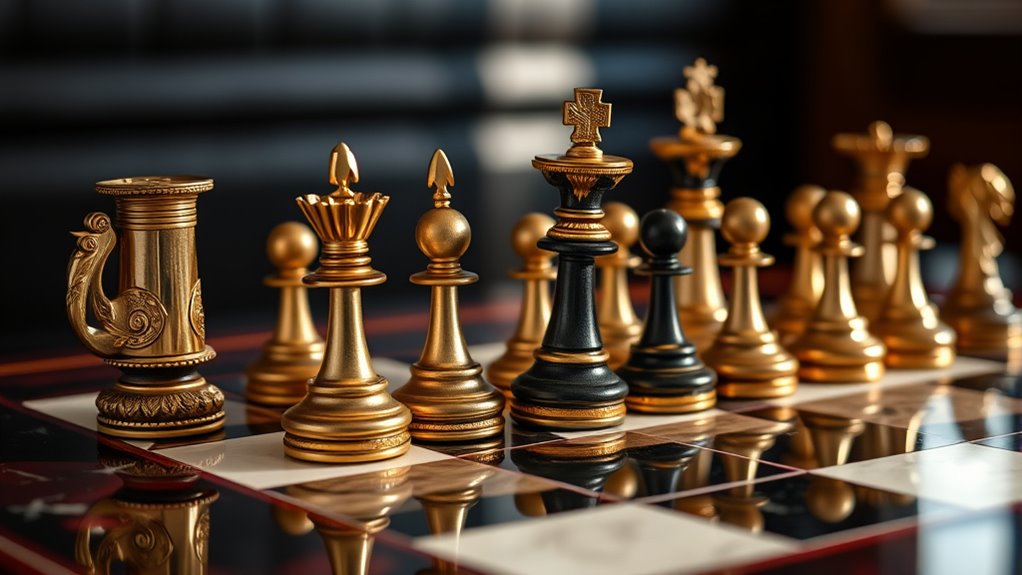luxurious chess sets collection
