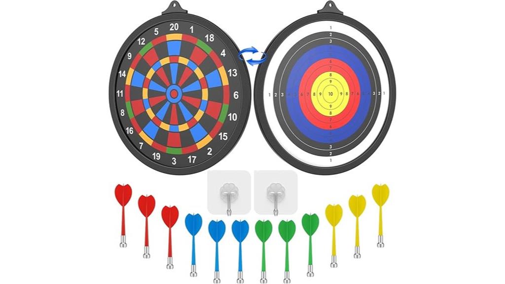 magnetic dart board set