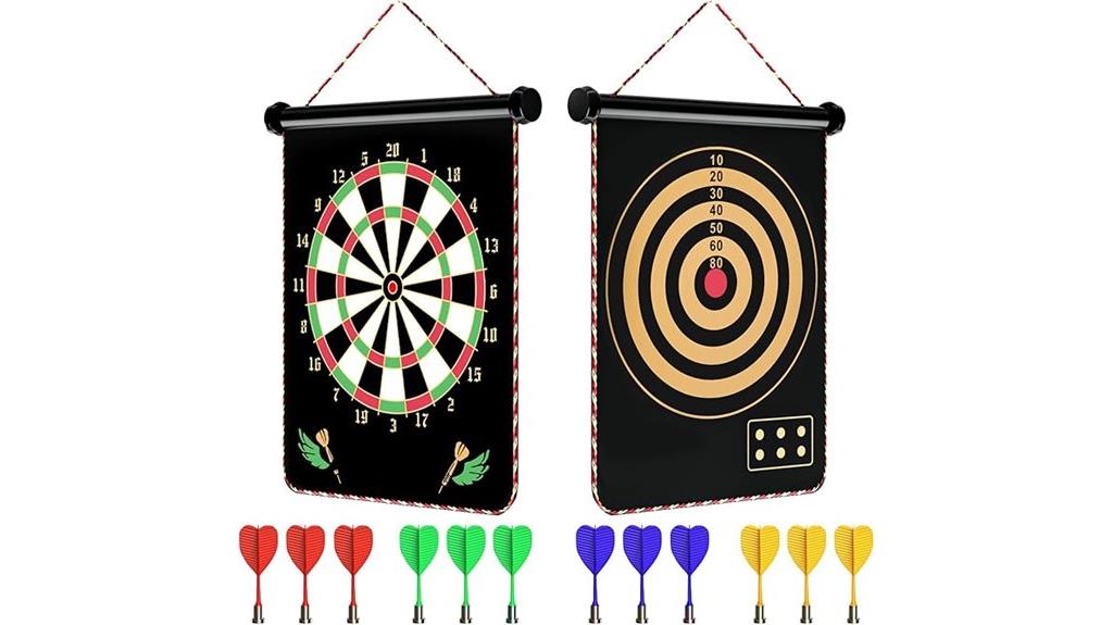 magnetic dart game set