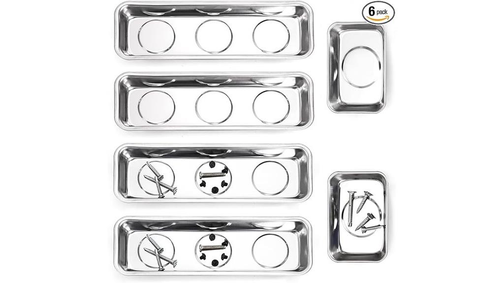 magnetic parts trays set