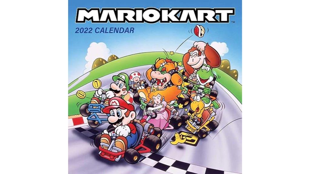 mario kart 2022 calendar