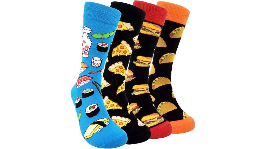 men s colorful patterned socks