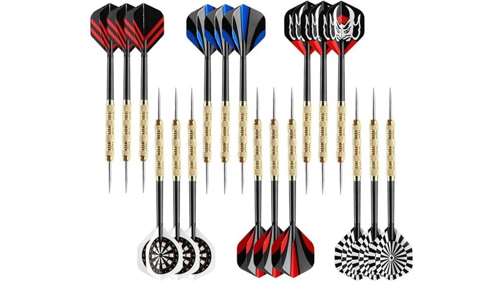 metal tip dart set